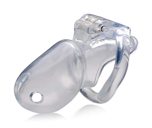 Cage de chasteté du captor transparent dispositif verrouillage clés - 4