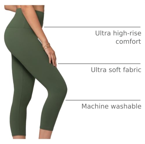 Image of Conceited High Waisted Ultra Soft Leggings for Women - Full Length, Capri Length and Biker Shorts - Available in Plus Size
