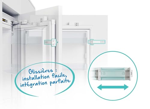 BEKO Réfrigérateur intégrable combiné 2 portes 271 litres BCSA285K4SFN - vue 6