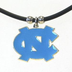 NCAA North Carolina Tar Heels Rubber Cord Necklace