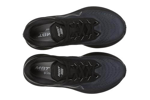 MBT M-3000 Lace Up Running Shoes in Black for Women4