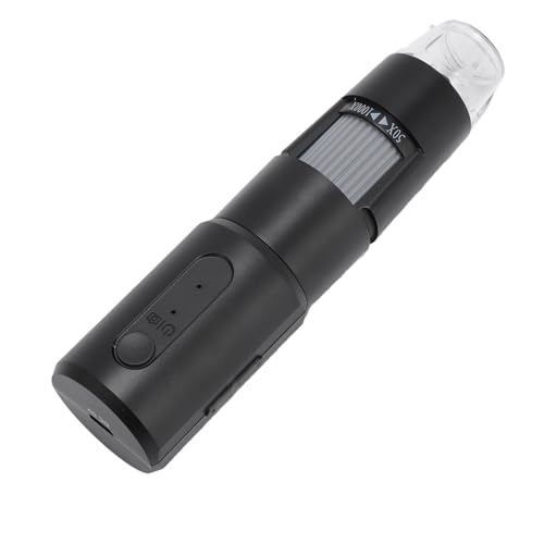 Image of Digital Microscope, 50X-1000X Magnification Portable Handheld USB Camera with 8 LED Lights for Phone PC Tablet Inspection