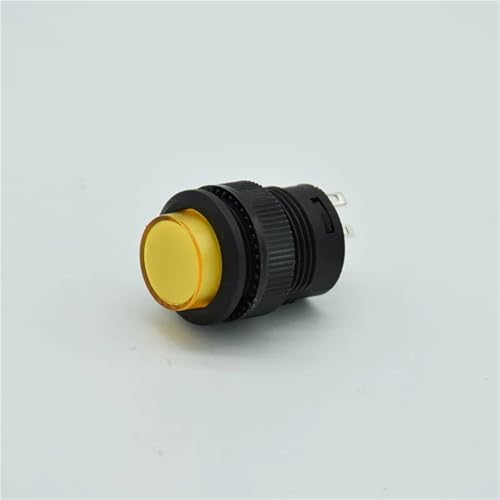 Interruptor de 16mm con bloqueo y LED amarillo para sustituir pulsadores desgastados