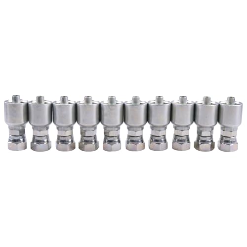 Image of 10PCS Fitting With 3 /8 inch Flat Face Seal Thread 1JS43-6-6