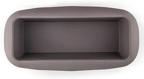 GOURMEO Loaf Tin, 22 x 7,3 x 6,7 cm - Silicone Bakeware Loaf Pan Non-Stick Baking Moulds Pan for Loaves, Bread, Cakes and Lasagne