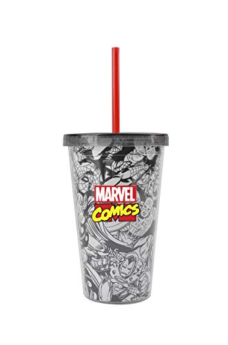 Copo c/Canudo (Tritan) - Dupla Camada - Decorado, DMW Bags, 11796, Colorido