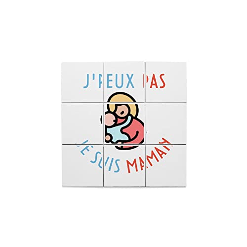Carreaux céramique maman et enfant pour décoration chambre de bébé