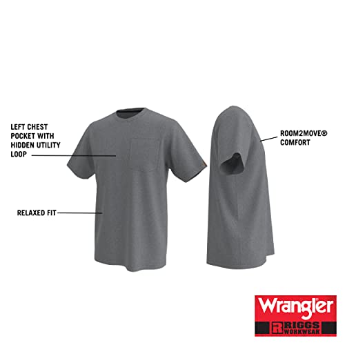 Wrangler Men's Short Sleeve Pocket T-Shirt4
