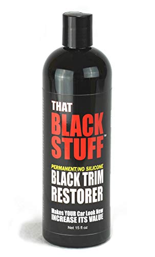 Black Plastic Restorer - Instantly Restore Your Faded or Damaged Black Plastic Trim - Won't Wash Off...