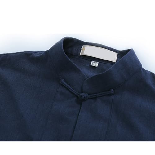 GVILTY Pure Cotton Kung Fu Martial Arts Suit Jacket Pants - Men Tang Suit Hanfu Chinese Traditional Clothes3