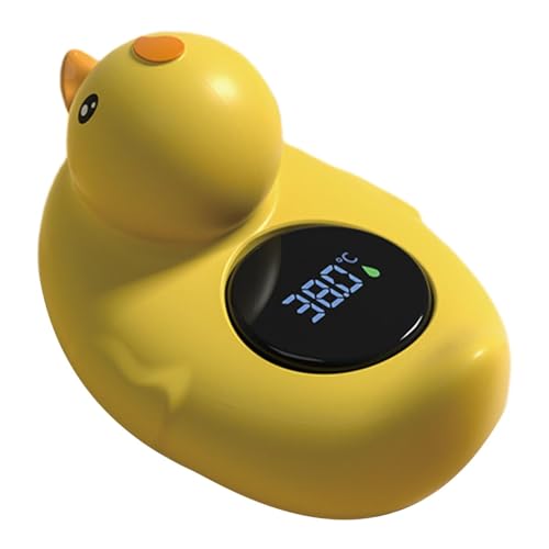 Termómetro de baño Duck, Termómetro de agua para bañera para niños - Medidor de baño Duck Termómetro de dormitorio y baño, Termómetro digital de lectura instantánea para embarazo,