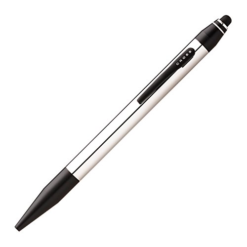 Stylo stylet tactile Cross Tech 2.2 chromé pour le bureau et les déplacements