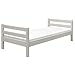 Produktbild Flexa Classic Kinderbett 90x200 cm | Das Kinder Bett hat EIN klassisches und skandinavisches Design | Das Bett ist aus massiver Kiefer gefertigt (Farbe: White Washed)