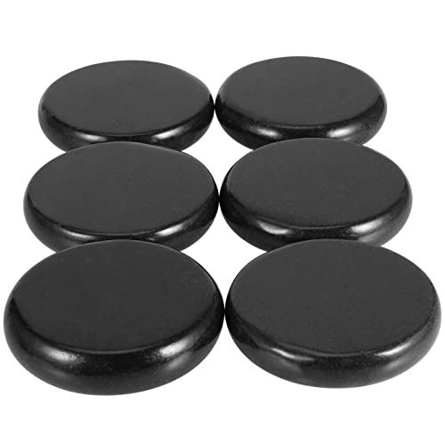 JAPCHET 22 PCS 3.15 Inch Large Basalt Massage Stones Basalt Hot Rocks Massage Stones for Professional or Home Spa, Relaxing, Massage Therapy