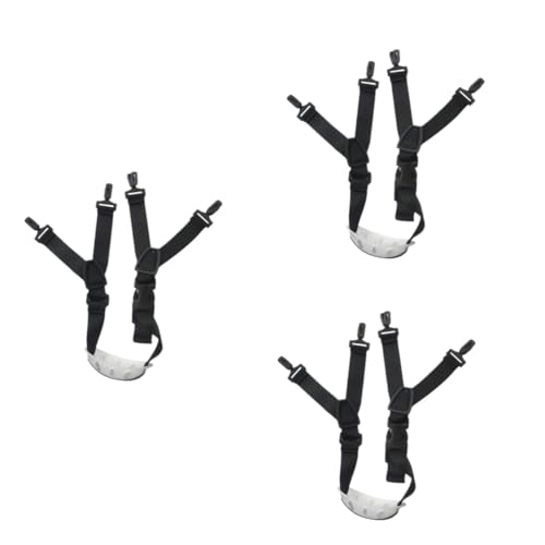 PartyKindom Safety Helmet Head Strap Chin Cup Soft Fabric Adjustable Buckle for Comfort Fit