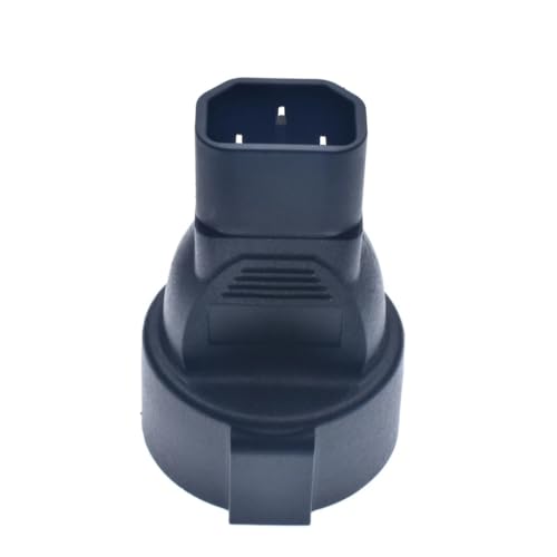 Toptekits IEC 320 C14 Male to Europe Schuko Female Socket Short Power Plug Converter Adapter for UPS PDU,Euro UPS/PDU Power Cord Connecter