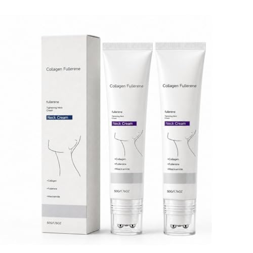 Image of Nexdrivo Neck Cream, equipped with a five-ball roller applicator, contains collagen and a lifting formula to effectively improve neck sagging, reduce fine lines, and enhance skin firmness. Suitable fo