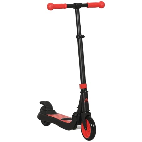 Image of HOMCOM Electric Scooter for Kids Foldable Age 6+ Rear Brake 8 KM/H Red