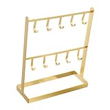 Estante para joyas: ideal para guardar aretes, collares, pulseras, etc., para mantenerlos organizados, estantes para aretes