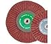 Dynabrade Coated Aluminum Oxide Sanding Star - 80 Grit - Arbor Attachment - 1 in Dia #3-48 Center Hole - 93586 [PRICE is per SET]