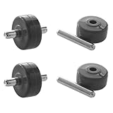 Vacuum Cleaner Parts Replacement Wheels for Shark Navigator Rotator Series NV341, NV350, NV351, NV352, NV355, NV356e, NV500, NV501, NV502 NV752 (2 Pairs)