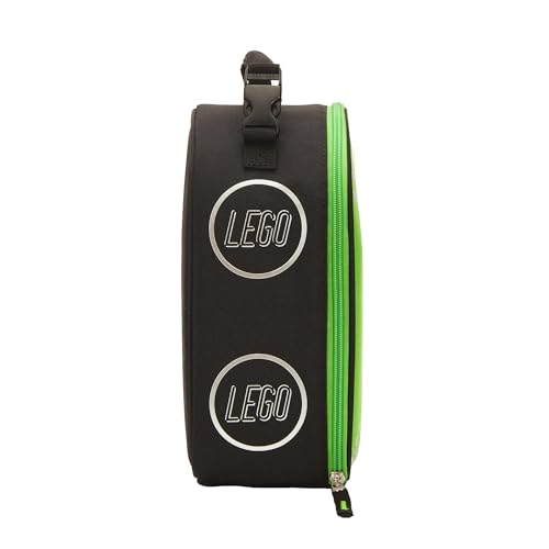 LEGO NINJAGO Lunch Box, Insulated Soft Reusable Lunch Bag Meal Container for Boys and Girls, Perfect for School, or Travel, Meal Tote to Keep Food and Drinks Cold, Hero Green