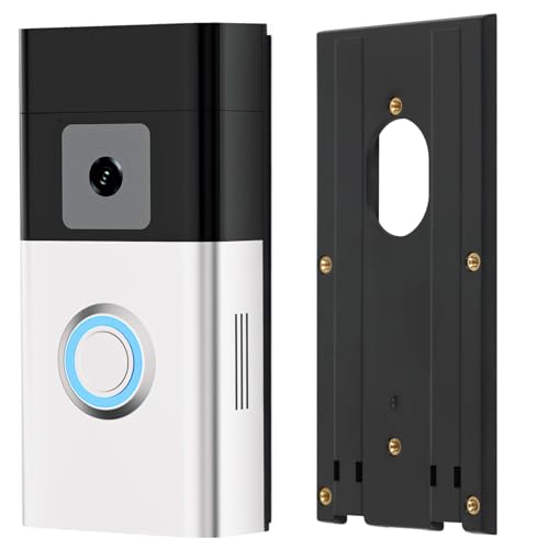Doorbell Mount Kit for Ring Video Doorbell 1/2/3/3 Plus/4/ Battery Doorbell (2024 Release)/ (2020 Release) Wireless, No-Drill Adhesive Mounting Holder Accessories for Apartments Office Houses