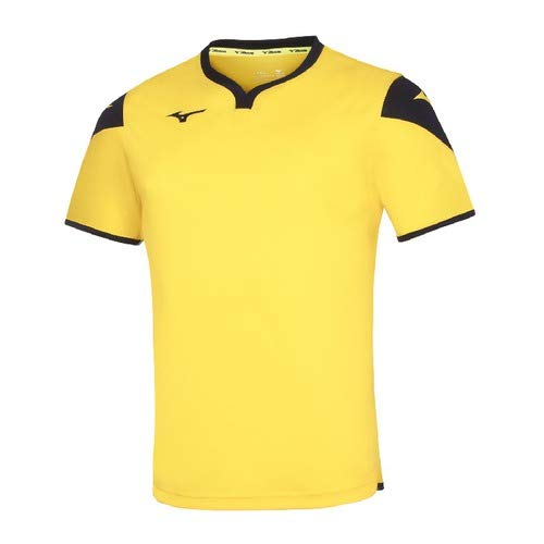 Mizuno Game Shirt RUNBIRD para Unisex Adulto Color Yellow/Navy Talla L