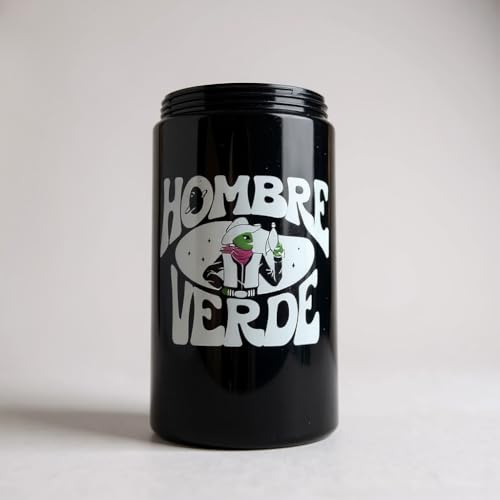 Hombre Verde 500ml (17 fl oz) Airtight UV Glass Jar