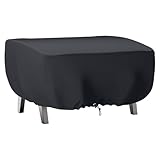 Rushare Heavy Duty Tabletop Grill Cover for Cuisinart CGG-306, Royal Gourmet 24" Griddle, Pit Boss 75275/PB100P1, and Most 2-Burner Tabletop Grills, Waterproof & All Weather