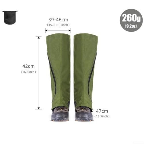 Polainas impermeables de montaña para rutas de nieve y trekking exterior 2