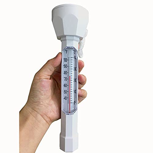 Cobsvika Pool Thermometer Indoor&Outdoor Water Thermometer with String Pool Thermometer Floating Easy Read for Pools, Hot Tub, Spa and Pond