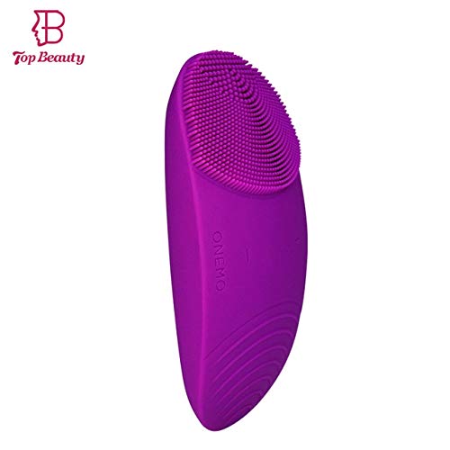 RVS Silicon Vibrate Facial Clean Sonic Brush Face Skin Scrubber