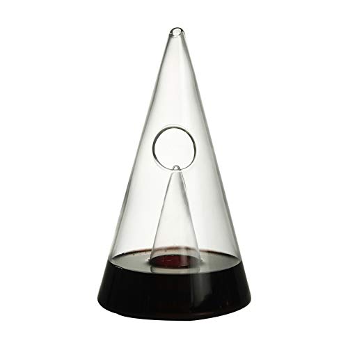 AWANG Einfache Persönlichkeit Pyramid Glaskaraffe Nordic Wasserfall Rotwein Cone Decanter (750ML)