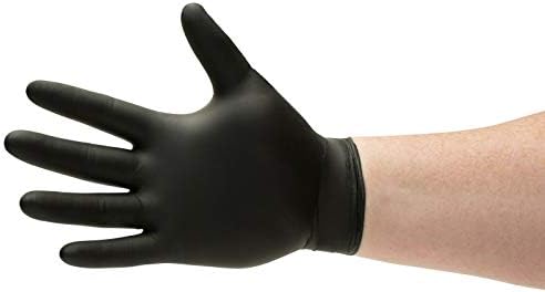 Black Nitrile Powder Free Gloves Non-Medical Size-XLarge 3.5 Mil Thick 1000/case