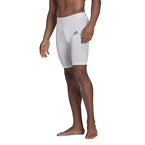 adidas Techfit Short Tight - Mens Soccer S White
