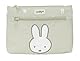 safta Miffy Niebla Federmäppchen, groß, mit doppeltem Reißverschluss, für Kinder, bequem und vielseitig, einfache Reinigung, 23 x 3 x 16 cm, Steingrau, Steingrau, Estándar, Lässig