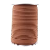 Mandala Crafts Double Fold Bias Tape for Sewing - 55 Yds Russet Brown 1/2 Inch Hem Quilt Binding Russet Brown Seam Binding Tape - Fabric Piping Bias Binding Tape