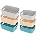 6 Piezas Caja de Almacenamiento para Hogar, Caja Organizadora Plastico Almacenaje, Cajones Almacenaje para Cocina, Estantes, Cajones, Cajas de Armarios