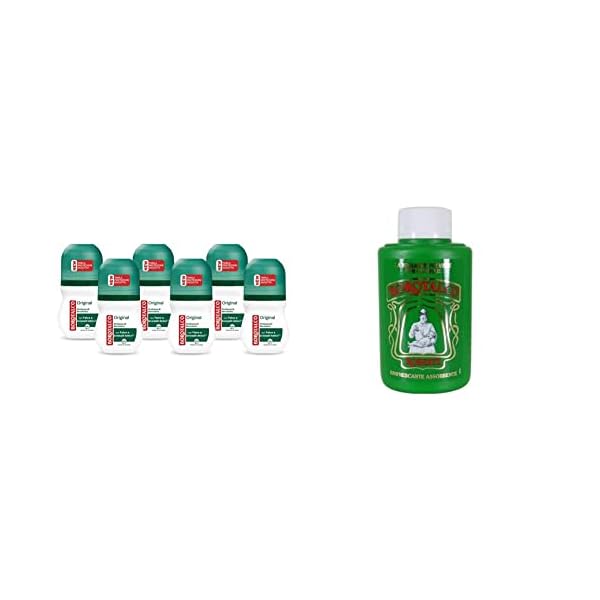 Borotalco, Original Roll-On Deodorant mit Mikropuder, schweißabsorbierend, ohne Alkohol, weiche und…
