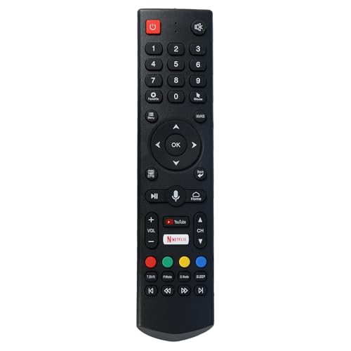 RESORB LED 509 Universal Remote Control for Chinese LCD LED and Non-Branded Smart TVs - Black (Please Match with Your Old Remote Before Placing an Order)
