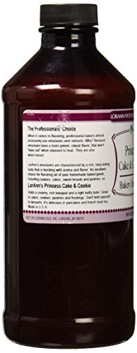 Lorann Oils Princess Cake and Cookie Bakery Emulsion: Regal Flavor Blend, Perfect for Enhancing Sweet, Cake-like Undertones in Baked Goods, Gluten-Free, Keto-Friendly, Unique Flavor Blend Essential