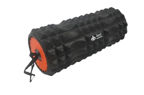 Image of Samson 3-in-1 Ribbed Foam Roller for Muscle Recovery, Yoga, Physiotherapy and Back Massage with Multi-Density Support
