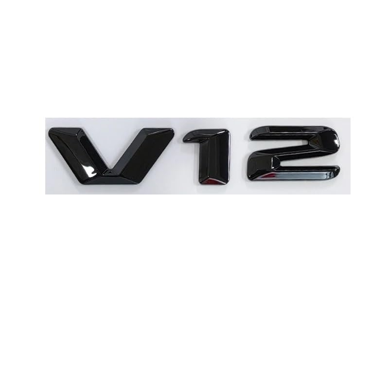 Logotipo V12 negro de coche para maletero Mercedes Benz CL 500 M275