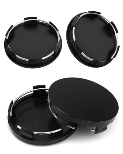 UYRVAPE 4pcs Tapas para Llantas - Tapas de Rueda de Centro, Universal Tapas de Rueda, Centro Centrales Tapacubos, para Centro de Rueda Accesorios para Coche, para Llantas Buje Tapas, OD 65mm