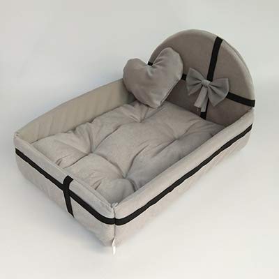 Lit lavable pour chat résistant aux poils nid suspendu en peluche taille M