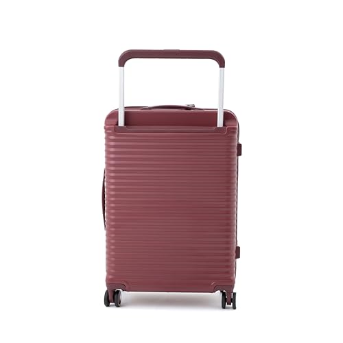 Image of NOVEX Robo Check-in Size Hard Luggage | Unbreakable Polycarbonate Suitcase with 8 Smooth Spinner Wheels, TSA Lock, Anti-Theft Zipper, Lightweight Durable Travel Trolley with 5-Year Warranty - Maroon