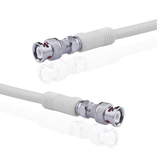 Fanbalunke F to BNC Connector 16 Pcs BNC Male Plug to F Female Jack Coax Adapter 75 Ohm, RG6 - Image 4