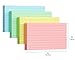 YIZUUN Colored Index Cards 3x5, 200 Pack, 180gsm Heavy Ruled Index Cards, Flash Cards for Studying, Heavy Note Cards for Office, College, Home Organization and School, 4 Color (50 Sheets Each)