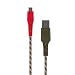 Produktbild SKULLCANDY - LINE Plus Braided USB-A to Micro USB - RED/Moss